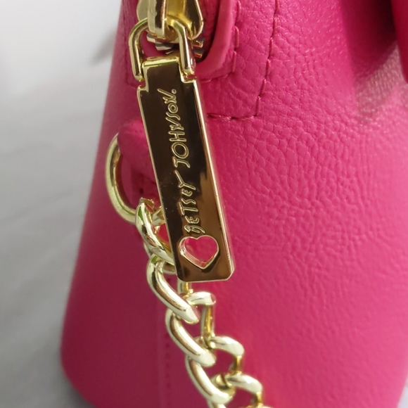 Betsey Johnson Bags Betsey Johnson Pink Bow Crossbody Bag Poshmark
